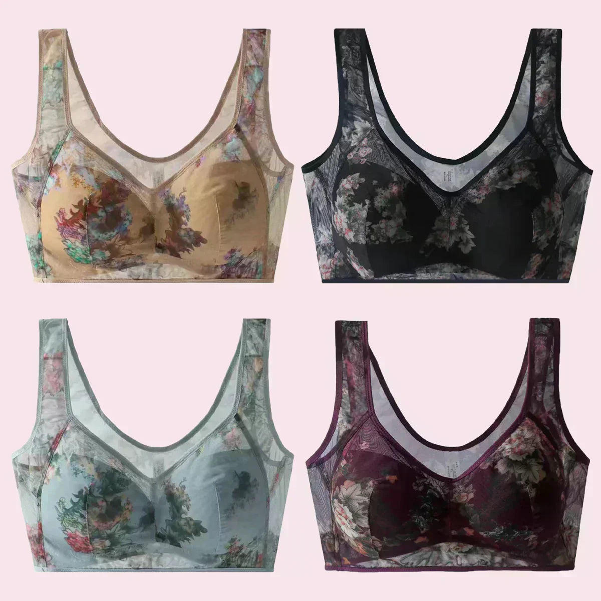 🔥Heißer Verkauf 50% Rabatt💟Bequemer Spitzen-BH ohne Knöpfe