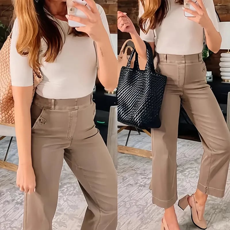 🔥2025 HOT SALE🔥Stretch-Twill-Shorts mit weitem Bein