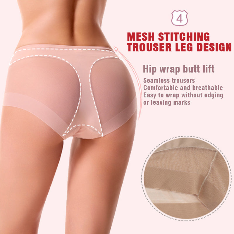 🌸Zeitlich begrenzt 50% RABATT🌸Hoch taillierte, nahtlose Formhöschen aus Ice Silk (4 Stück)