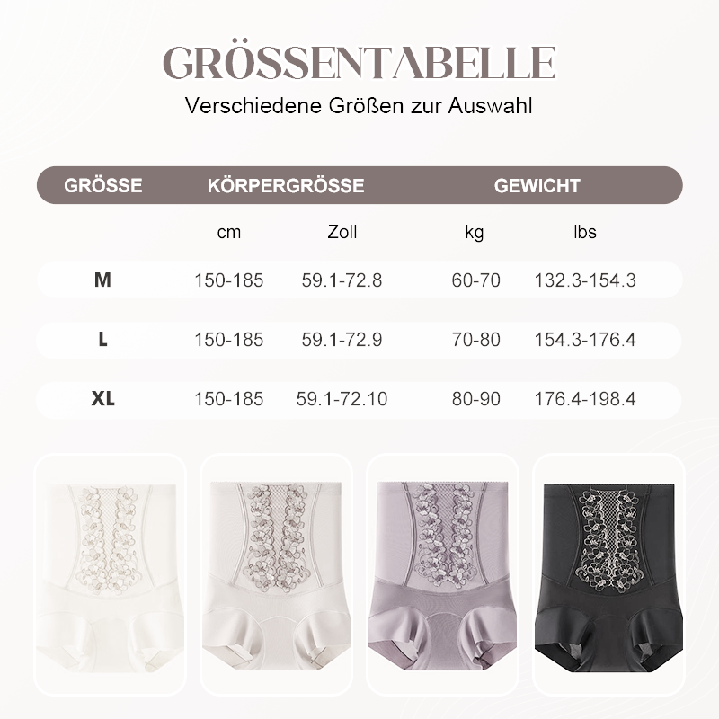 Nahtlose Bauchweg-Shapewear mit hohem Bund