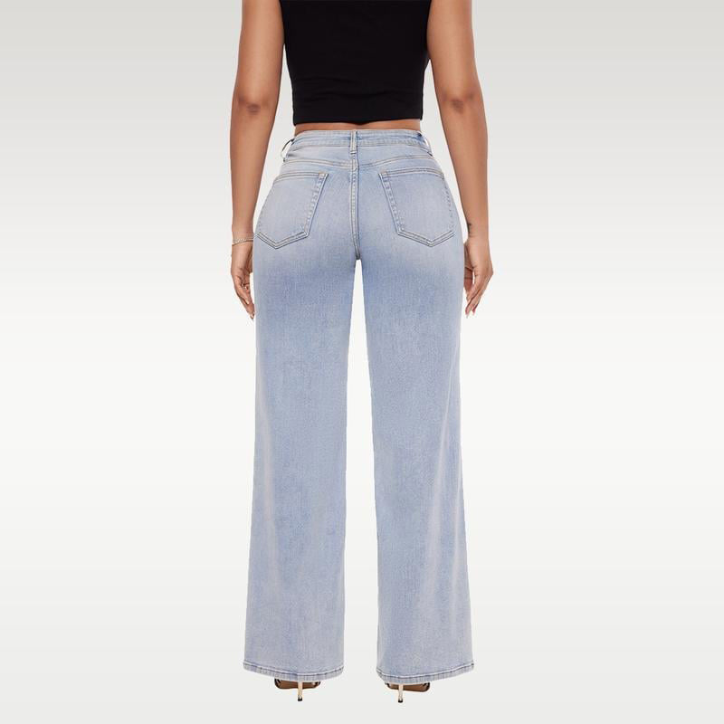 Lockere Jeans mit mittelhohem bis niedrigem Bund