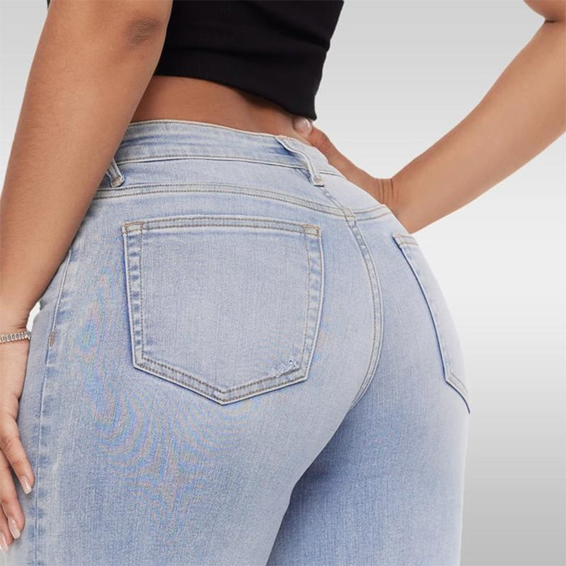 Lockere Jeans mit mittelhohem bis niedrigem Bund