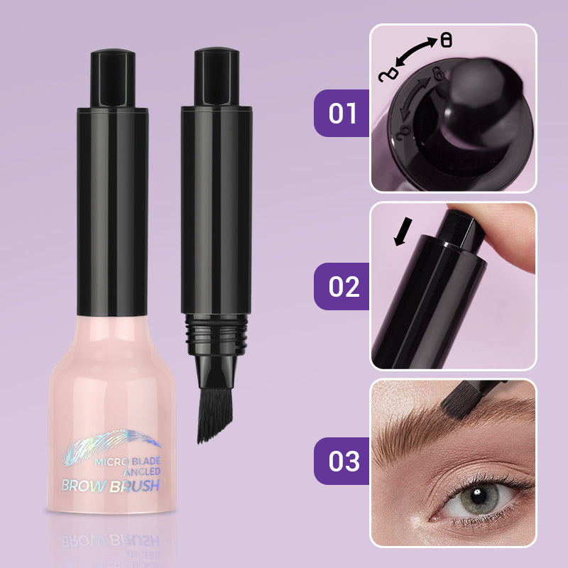 💋Heißer Verkauf💋Abgewinkelter Pinsel & Dip Flüssiger Augenbrauenstift