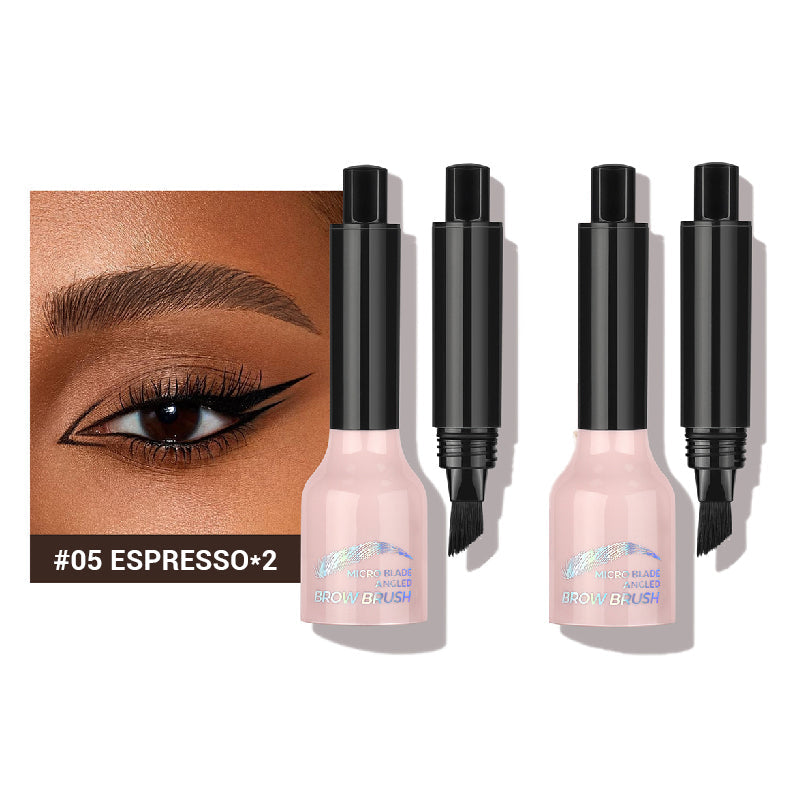 💋Heißer Verkauf💋Abgewinkelter Pinsel & Dip Flüssiger Augenbrauenstift