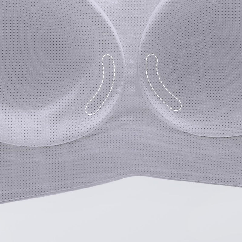 Damen ungenähtes, unterstützendes Wireless-BH in Plus-Size