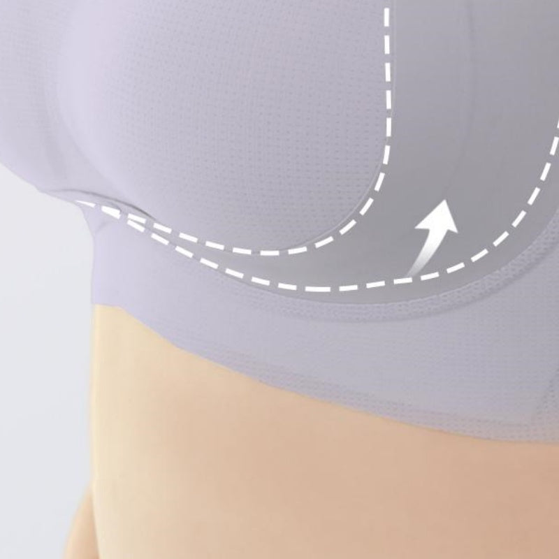 Damen ungenähtes, unterstützendes Wireless-BH in Plus-Size