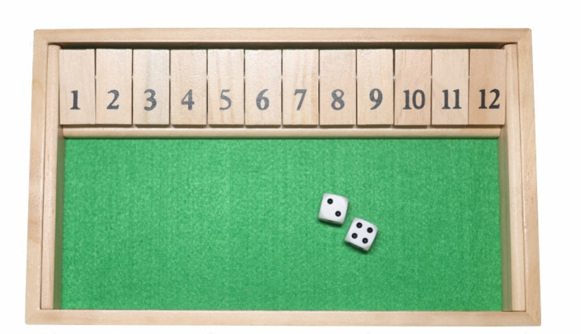 SHUT THE BOX - HOLZWÜRFEL-BRETTSPIEL🔥Viel Spaß beim Spielen mit Kindern