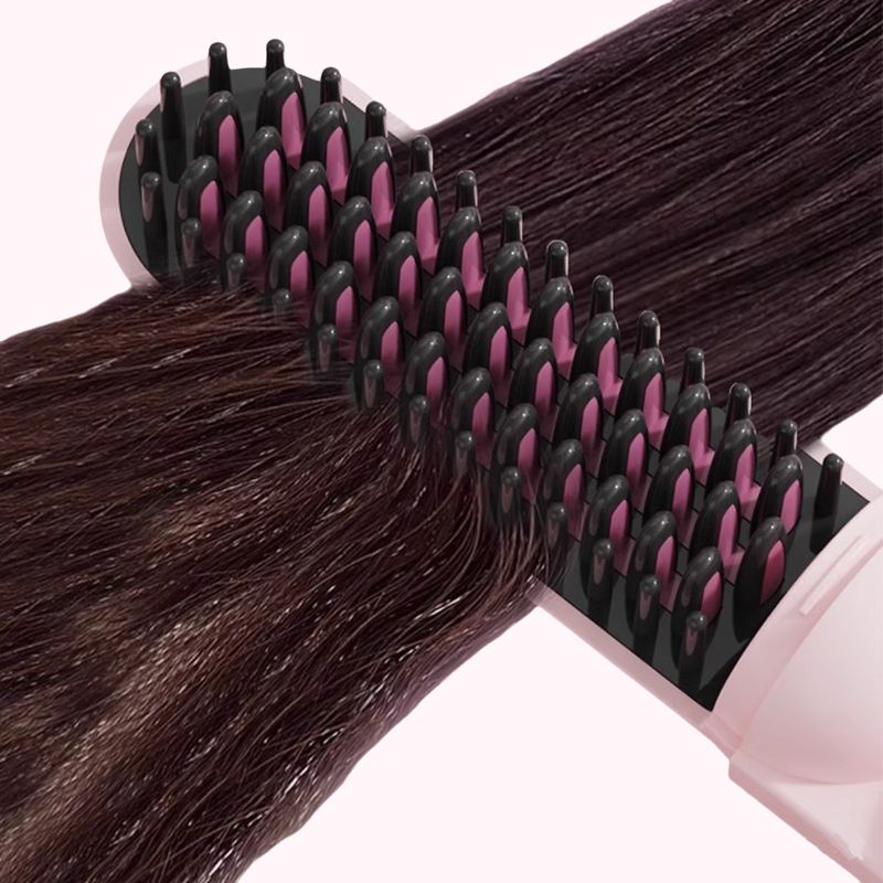 💇♀️ 50% RABATT HEISSER VERKAUF! ✨ Glättungskamm für Lockiges & Glattes Haar - Salon-Resultate mit Gleichmäßiger Wärmeverteilung & Anti-Burn-Schutz 🌟🔥