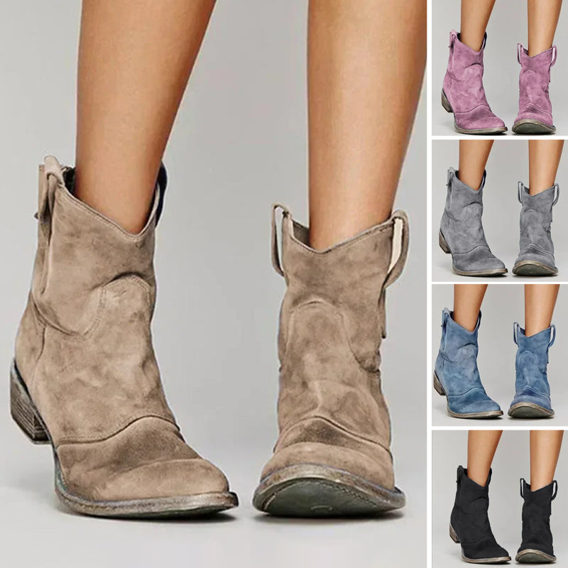 ⏳Begrenzte Zeit 50% Rabatt💥Bequeme Damenstiefeletten aus synthetischem Wildleder