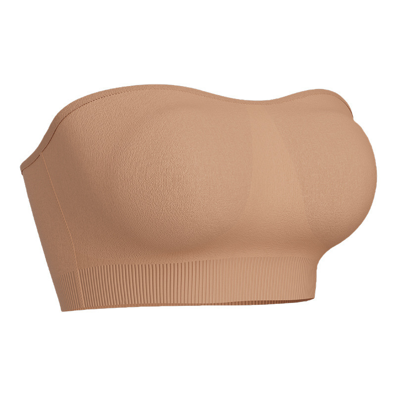 Damen Bandeau-BH ohne Bügel mit abnehmbaren Trägern