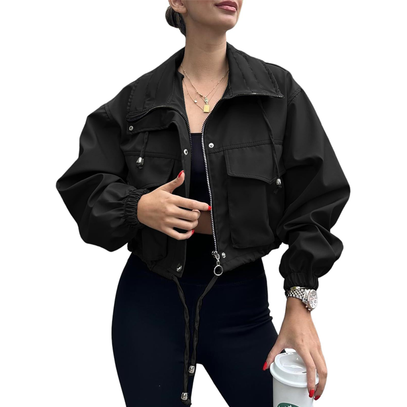 Damen lässige leichte Kurzjacke