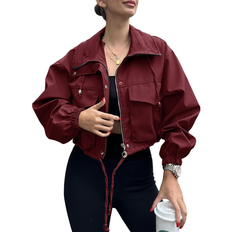 Damen lässige leichte Kurzjacke