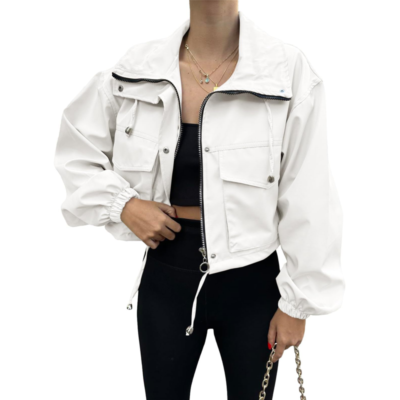 Damen lässige leichte Kurzjacke