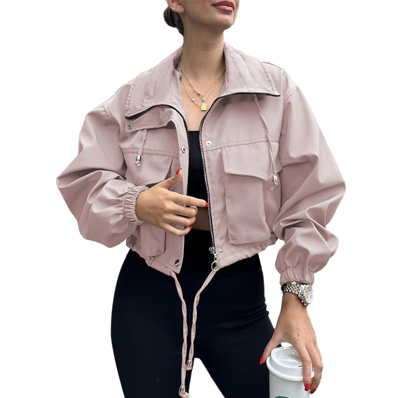 Damen lässige leichte Kurzjacke