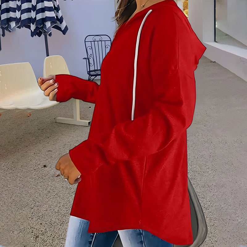 👕 ✨Einfacher einfarbiger Hoodie mit Reißverschluss: Warm, bequem und vielseitig kombinierbar!