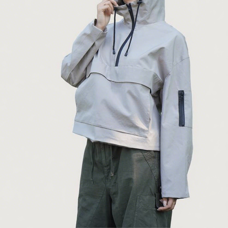 Lässige Softshelljacke mit Kapuze