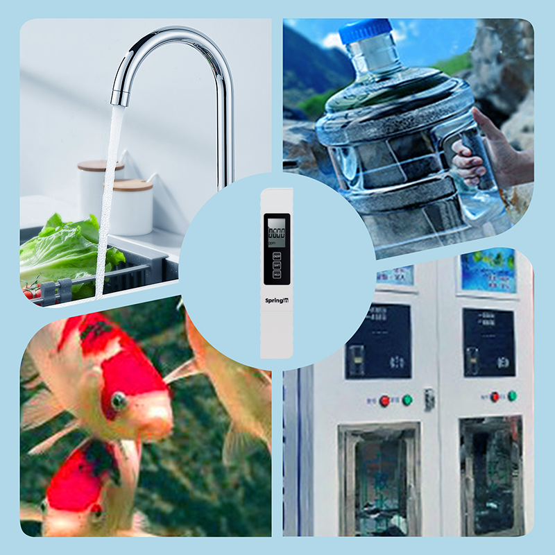 Tester per la qualità dell'acqua 3 in 1 TD
