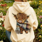 🎄🎅KERSTUITVERKOOP 50% KORTING!!🎁Leuke Highland Cow Cozy Fleece-gevoerde hoodie met capuchon🦬