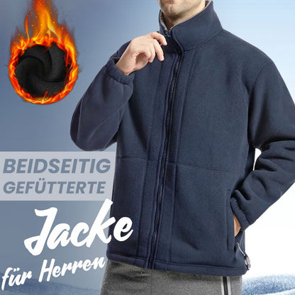 🔥Herrenjacke mit doppelseitigem Fleece
