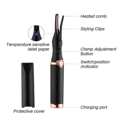 💥Daily Sales of 4200+ Electric Eyelash Curler for Instant Glam ✨ Blink & Dazzle! 👁️
