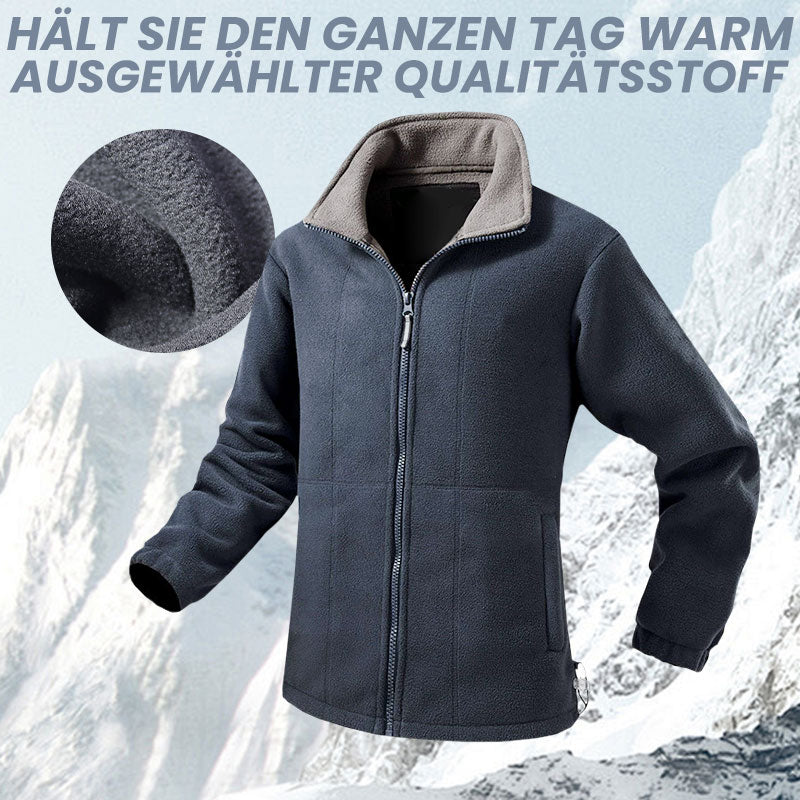 🔥Herrenjacke mit doppelseitigem Fleece