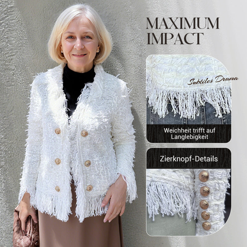 💗LETZTER TAG AKTION - 50% RABATT💗Herbstliche Eleganz: Damen Kurzjacke mit Quasten und Zierknöpfen für alle Anlässe 🍂