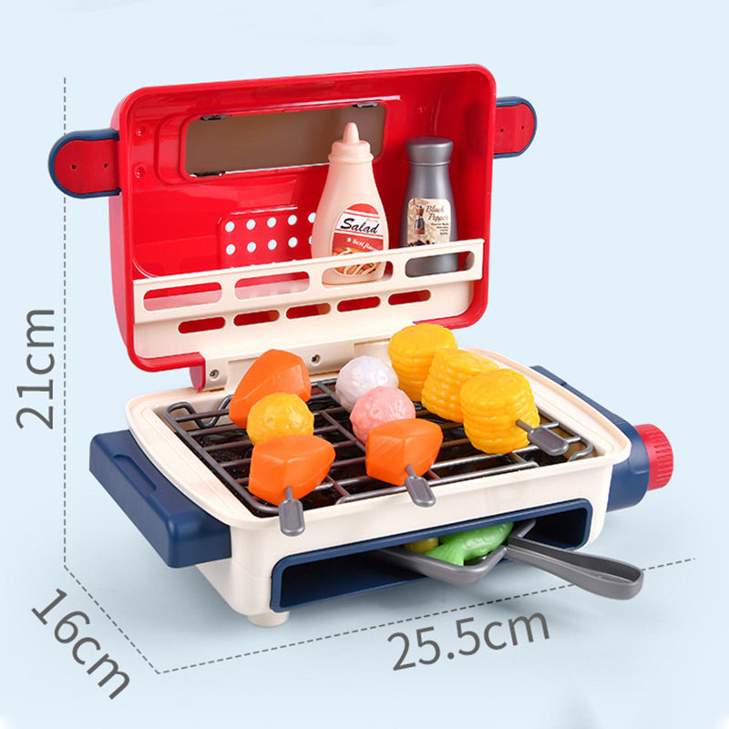 Kinder-Grillspiel-Set mit Rauch & Musik