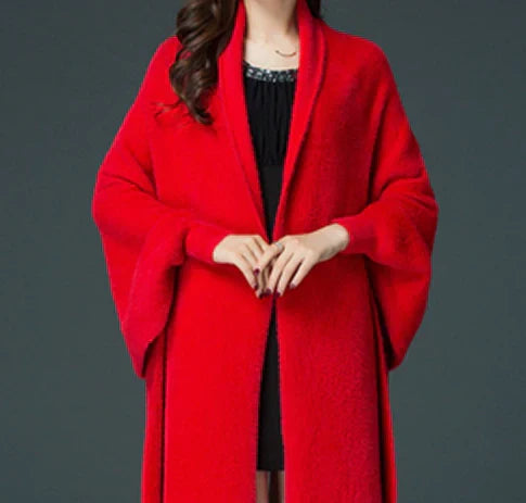 🍂Herbst-Specials🍂Langärmliger, lässiger Schalmantel mit Quaste für Damen