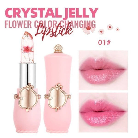 💋Crystal Jelly Flower Kleurveranderende  Lipstick💄