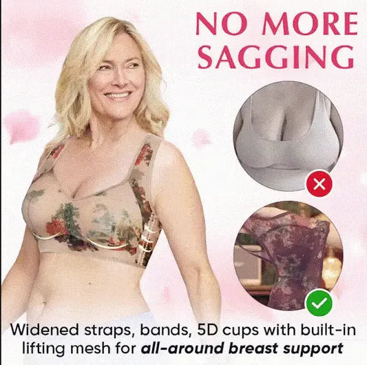 🔥Heißer Verkauf 50% Rabatt💟Bequemer Spitzen-BH ohne Knöpfe