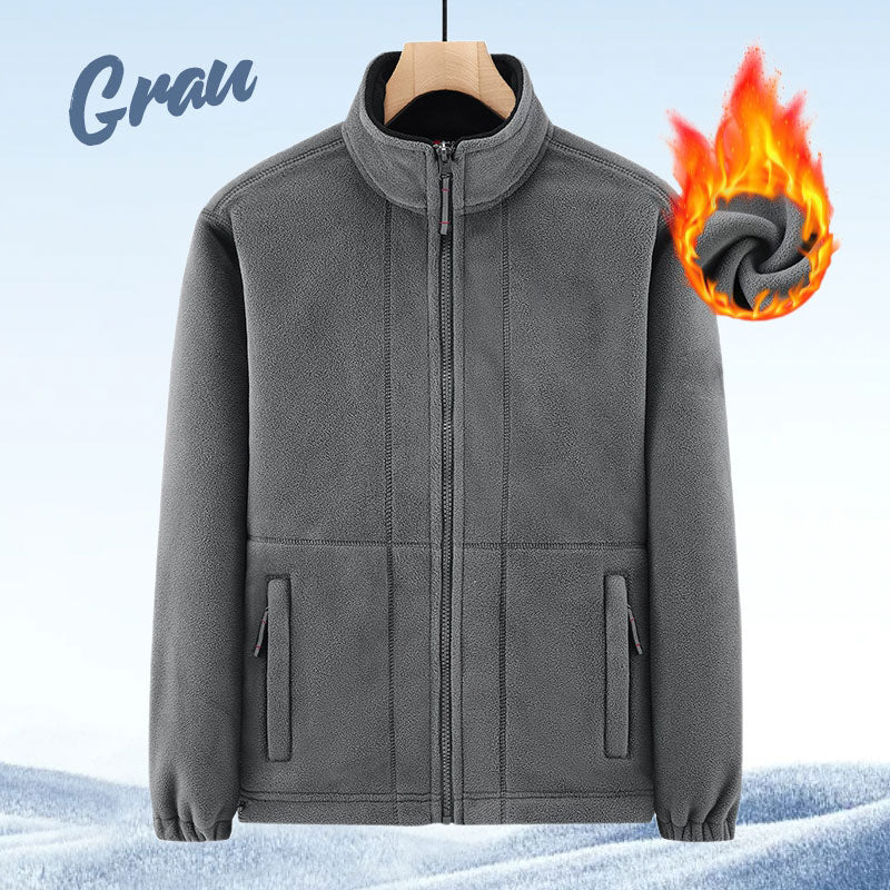 🔥Herrenjacke mit doppelseitigem Fleece