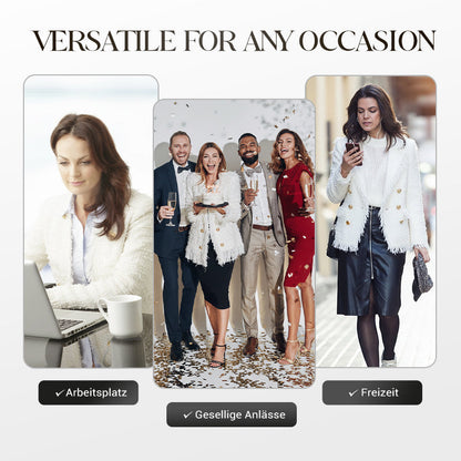 💗LETZTER TAG AKTION - 50% RABATT💗Herbstliche Eleganz: Damen Kurzjacke mit Quasten und Zierknöpfen für alle Anlässe 🍂