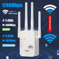 🎄Kerstpromoties🎅WiFi-versterker 2025, 1200 Mbps dual-band (5 GHz/2,4 GHz) signaalversterker, dekt 930 m² en 50 apparaten, repeater met ethernetpoort voor thuis, cadeaus
