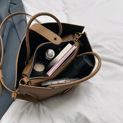 🌸49% Rabatt🌸💎Elegante, einfarbige Damenhandtasche im französischen Stil