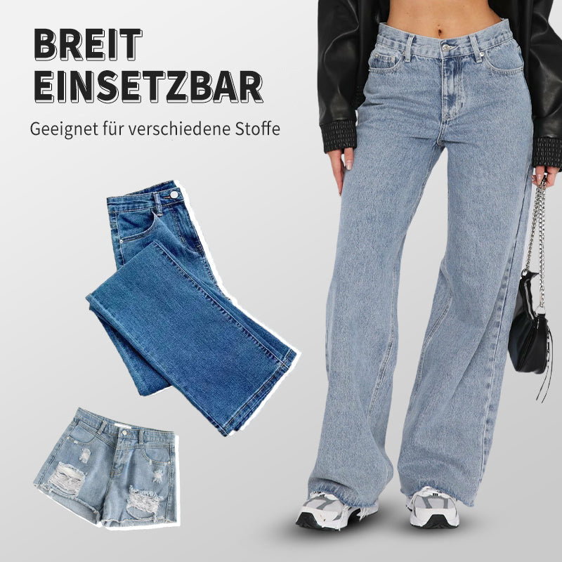 Abnehmbares Jeansknöpfe-Set ohne Nähen