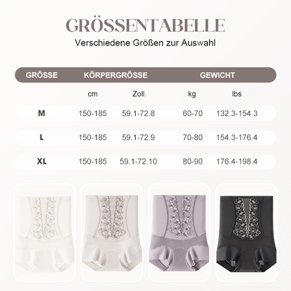 Nahtlose Bauchweg-Shapewear mit hohem Bund