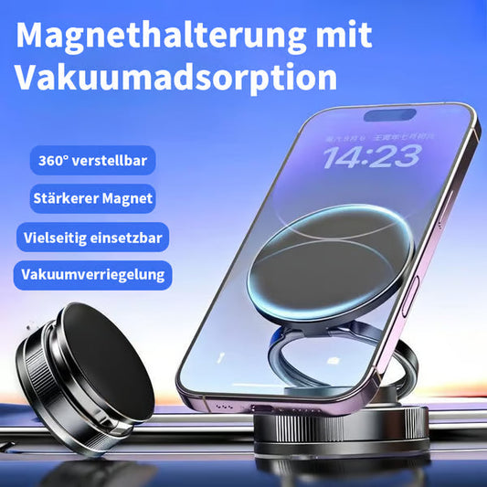 🔥Mehr kaufen mehr sparen🔄🚗360° verstellbarer magnetischer Handyhalter mit Saugnapf📱