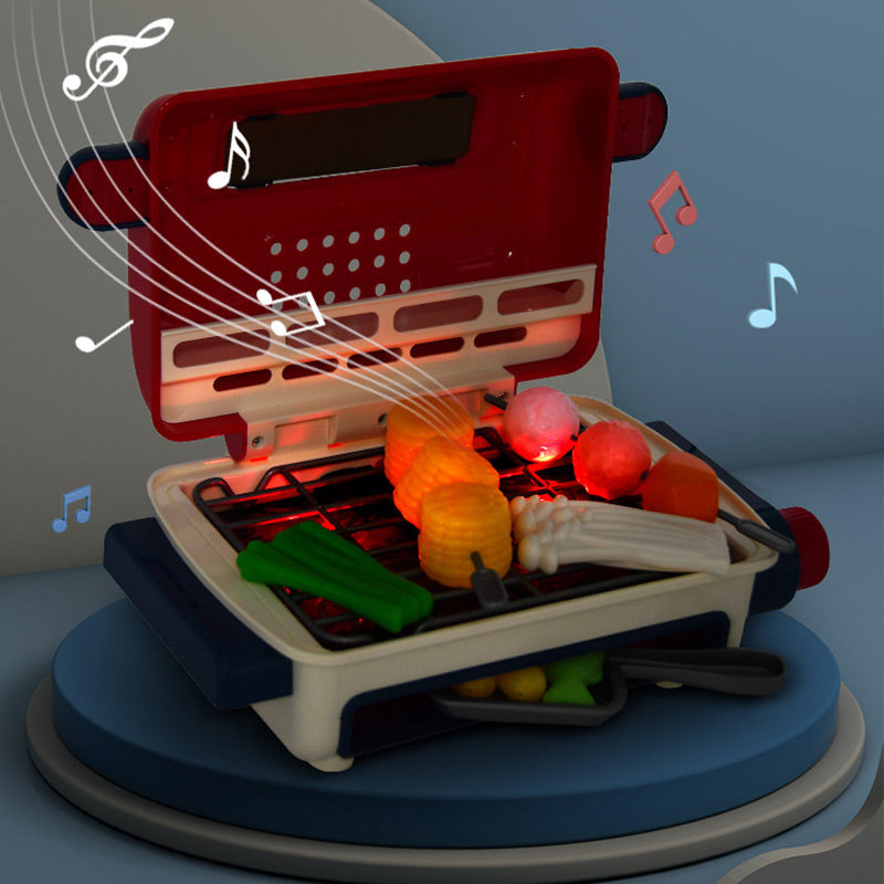 Kinder-Grillspiel-Set mit Rauch & Musik