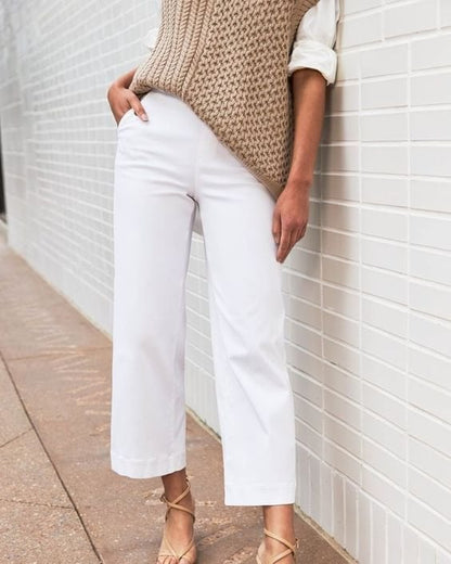 🔥2025 HOT SALE🔥Stretch-Twill-Shorts mit weitem Bein