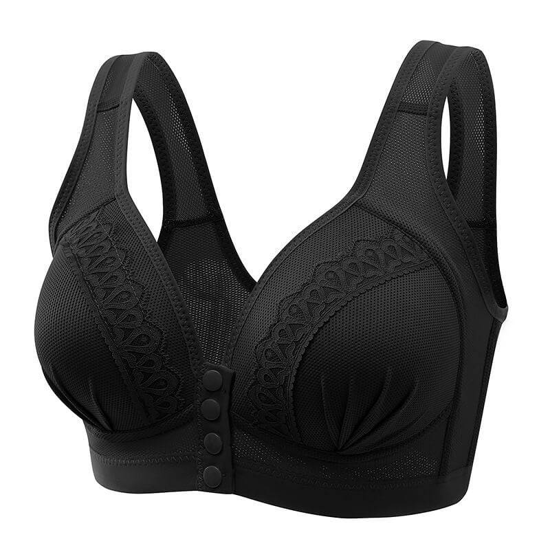 👙Kaufen Sie 1 und erhalten Sie 2 gratis ❤️‍🔥Atmungsaktiver, hautfreundlicher Baumwoll-BH mit Knopf vorne
