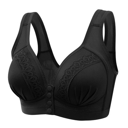 👙Kaufen Sie 1 und erhalten Sie 2 gratis ❤️‍🔥Atmungsaktiver, hautfreundlicher Baumwoll-BH mit Knopf vorne