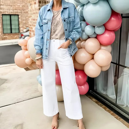 🔥2025 HOT SALE🔥Stretch-Twill-Shorts mit weitem Bein