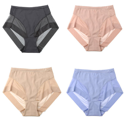 🌸Zeitlich begrenzt 50% RABATT🌸Hoch taillierte, nahtlose Formhöschen aus Ice Silk (4 Stück)