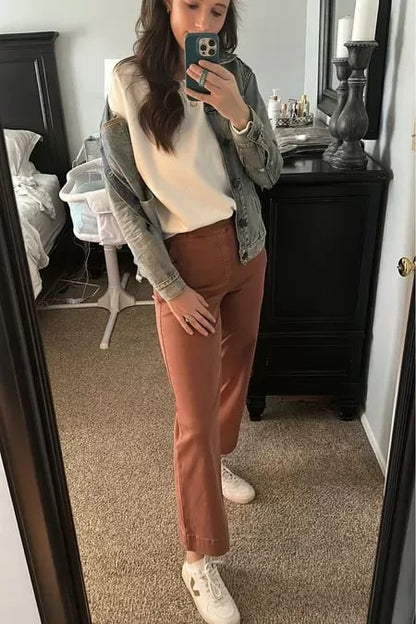 🔥2025 HOT SALE🔥Stretch-Twill-Shorts mit weitem Bein