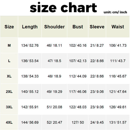 Lässiges langes Damenkleid mit kurzen Ärmeln