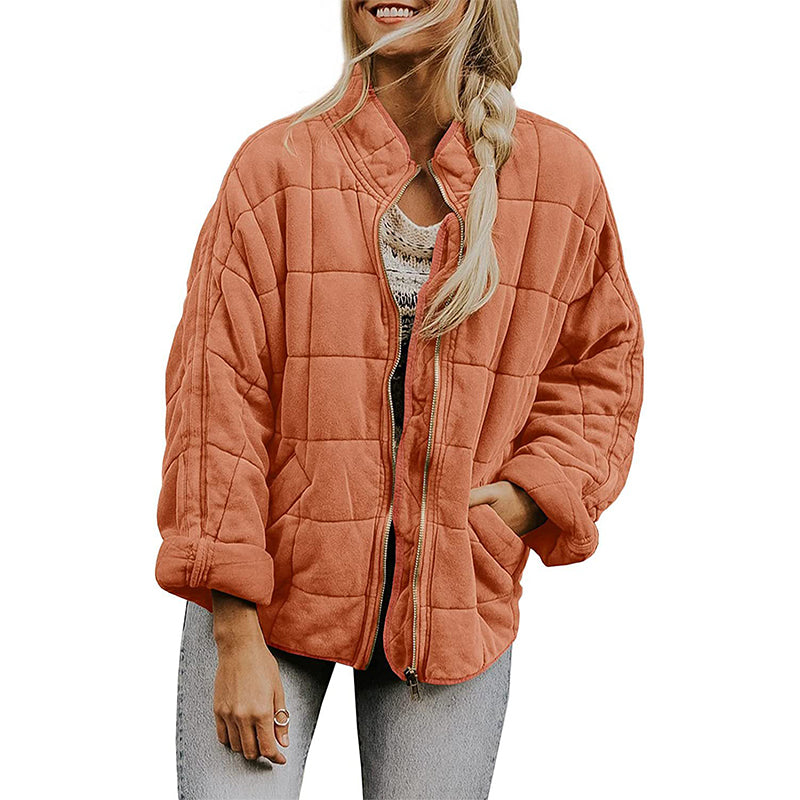 🎀Neu eingetroffen - Steppjacke mit Reißverschluss für Damen