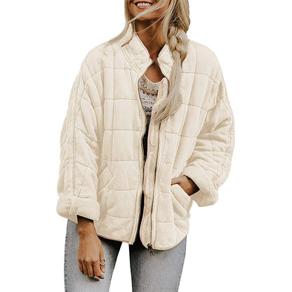 🎀Neu eingetroffen - Steppjacke mit Reißverschluss für Damen