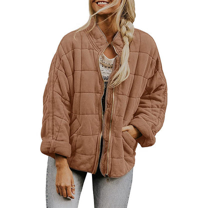 🎀Neu eingetroffen - Steppjacke mit Reißverschluss für Damen