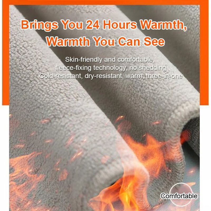 👖 Hoch taillierte, warme Damenhose mit Kunstfell-Futter