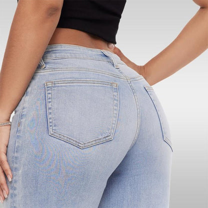 Lockere Jeans mit mittelhohem bis niedrigem Bund
